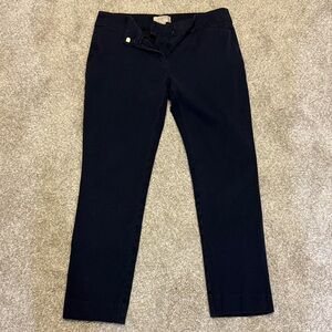 Navy Slim Fit Pants